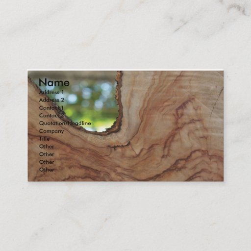 Customizable Carpenter Business Card Template
