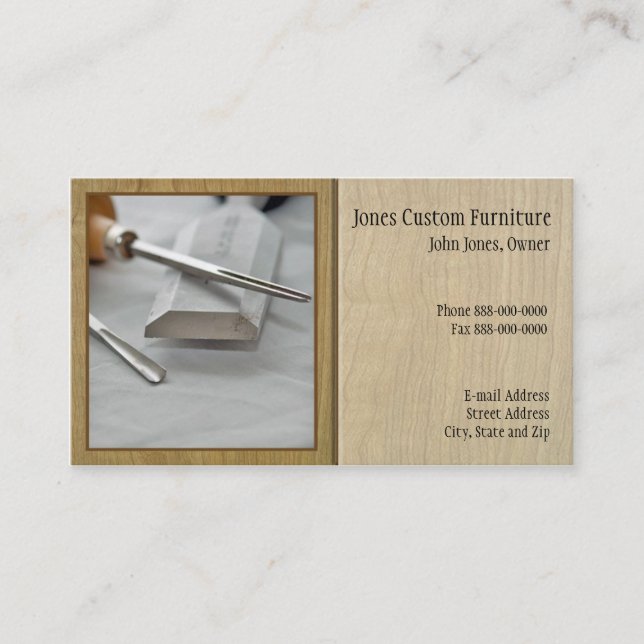 Carpenter Business Card (Front)
