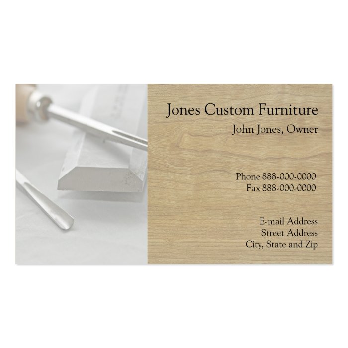 Carpenter Business Card Zazzle