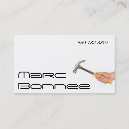 Carpenter Business Cards