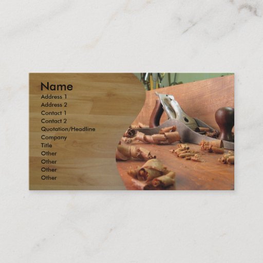 Customizable Carpenter Business Card Templates