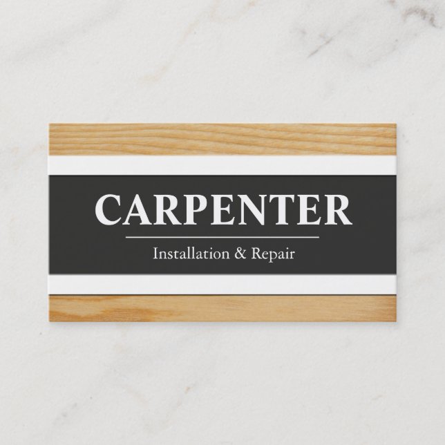 Carpenter Business Cards (Front)