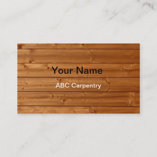 Carpenter Business Cards