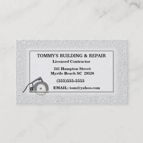 Carpenter Business Cards