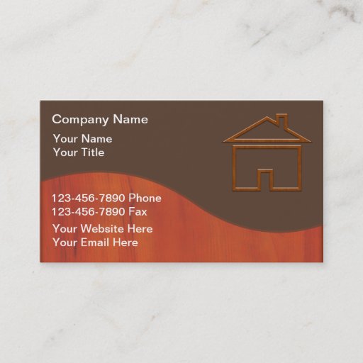 Customizable Carpenter Business Cards