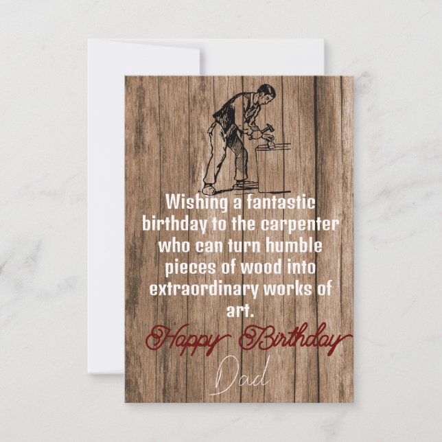 Carpenter Card (Front)