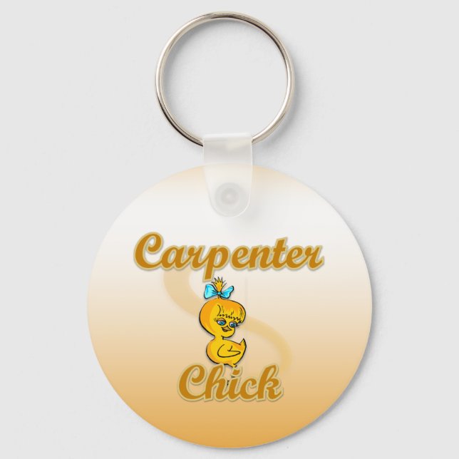 Carpenter Chick Keychain (Front)