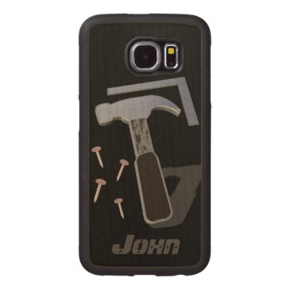 Carpenter | Construction | Personalized Wood Phone Case