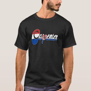 Carpenter Croatian Vintage Heritage DNA Flag T-Shirt