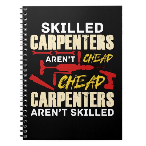 Carpenter Dad Funny Craftsman Husband Notebook