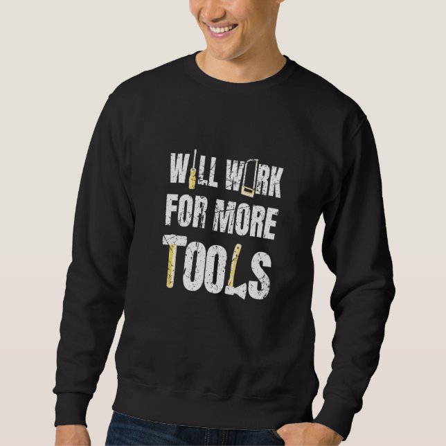 Carpenter Dad Stuff Men Woodworking Carpentry Sweatshirt (Front)