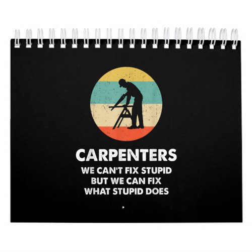 Carpenter Funny Carpenter Calendar