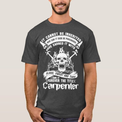 Carpenter funny union  T_Shirt