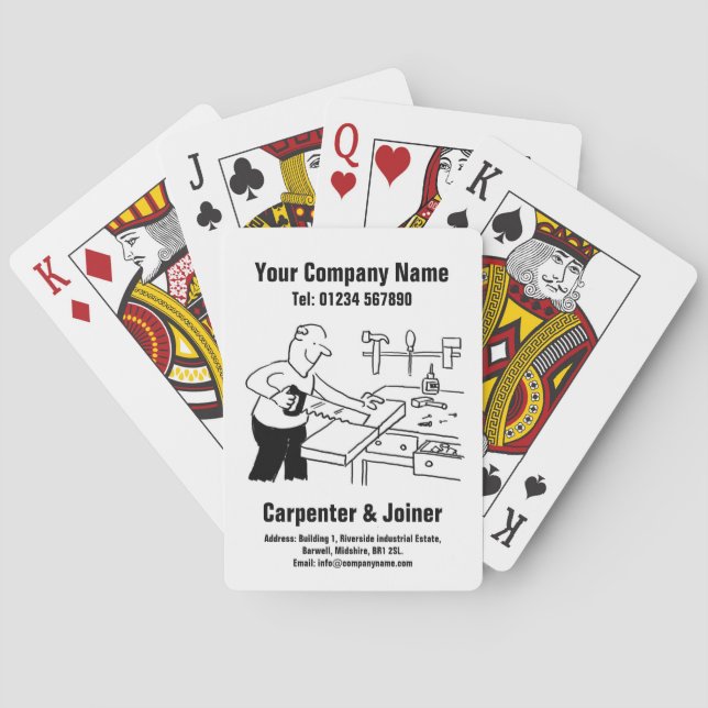 Carpenter & Joiner Poker Cards (Back)