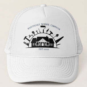 Carpenter, Maintenance Worker, Carpenter Trucker Hat