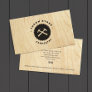 Carpenter Plywood  Construction Business Card