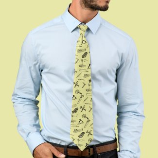 Carpenter Profession Dad Tie