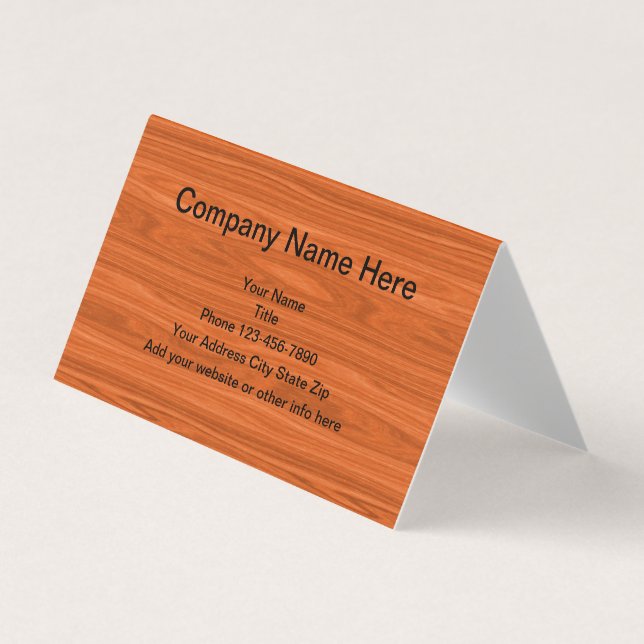 Carpenter Professional Business Business Card (Front)