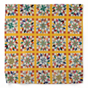 Carpenter’s wheel quilt bandana