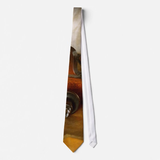 Carpenter - The humble shop plane Neck Tie (Front)
