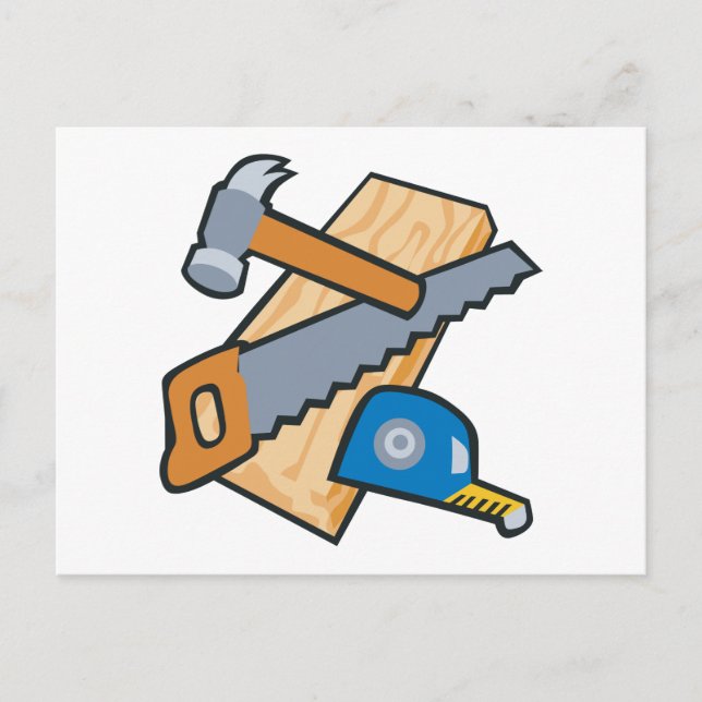 Carpenter Tools Postcard (Front)
