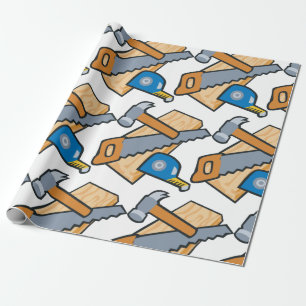 Carpenter Tools Wrapping Paper