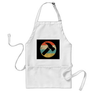 Carpenter Vintage Retro Hammer Adult Apron