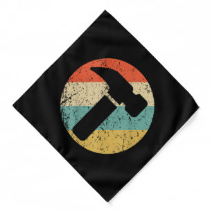 Carpenter Vintage Retro Hammer Bandana