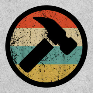 Carpenter Vintage Retro Hammer Patch