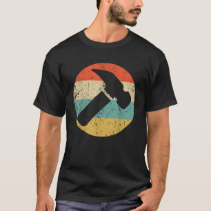 Carpenter Vintage Retro Hammer T-Shirt