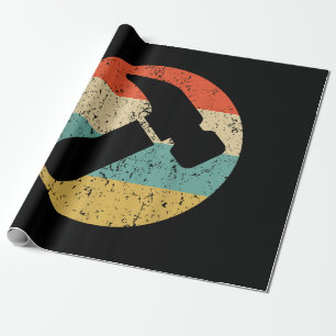 Carpenter Vintage Retro Hammer Wrapping Paper