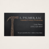 Carpenter Wood Hammer Logo Carpentry (Front)