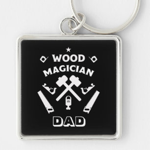 Carpenter Woodworker Keychain