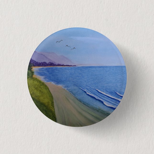 Carpenteria Coast  Button (Front)