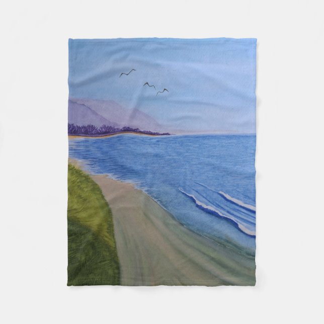 Carpenteria Coast  Fleece Blanket (Front)