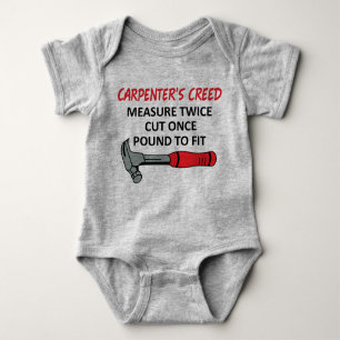 Carpenter's Creed Baby Bodysuit