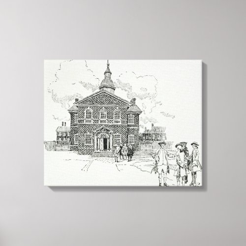 Carpenters Hall Philadelphia Canvas Print