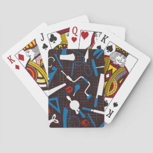 Carpenters Tools, Woodworking Poker Cards