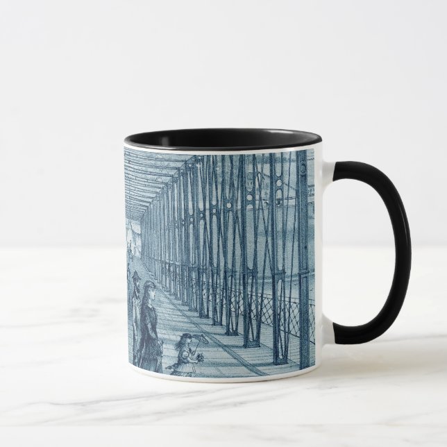 Carpentersville Illinois Iron Trestle Bridge 1871 Mug (Right)