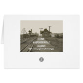 CARPENTERSVILLE ILLINOIS RAILROAD DEPOT TRAIN 1890 (Back Horizontal)