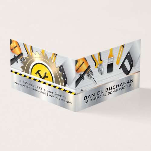 Carpentry  Building Tools Business Card