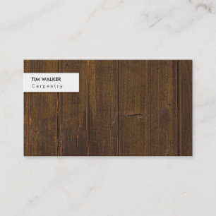 Carpentry Business Card