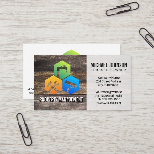 Carpentry Services  Wood Business Card