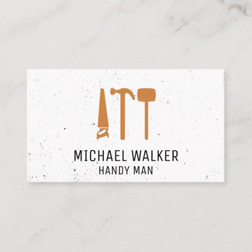 Carpentry Tools  Hardware  House Repair Business Card