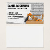 Carpentry Tools | Painted Brick Wall (Front & Back)