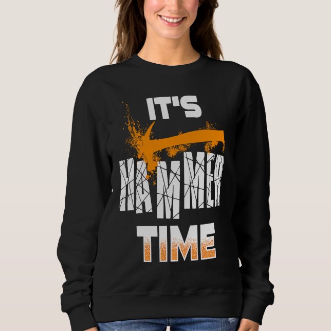 Carpentry Woodcraft carpenter or tradesmen Sweatshirt (Front)