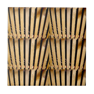 Carpentry: Wooden Fence Posts, Ceramic Tile