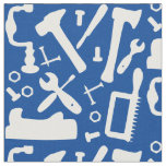 Carpentry Woodwork Tools Of The Trade Patterned Fabric