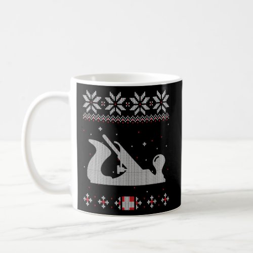 Carpentry Woodworker Ugly Christmas Sweater Coffee Mug