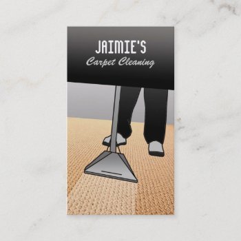 Carpet Cleaner Business Cards by MsRenny at Zazzle